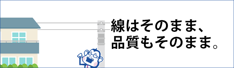 回線の信頼性は大丈夫?