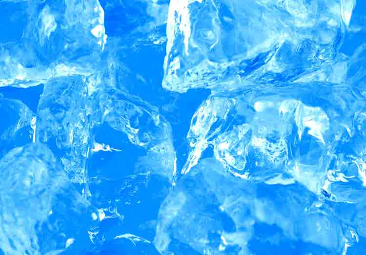 氷の写真