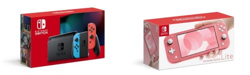ニンテンドースイッチ(Nintendo Switch)とスイッチライト(Nintendo Switch Lite)はどちらがおすすめ?