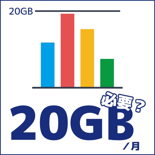 20GB必要?のイメージ