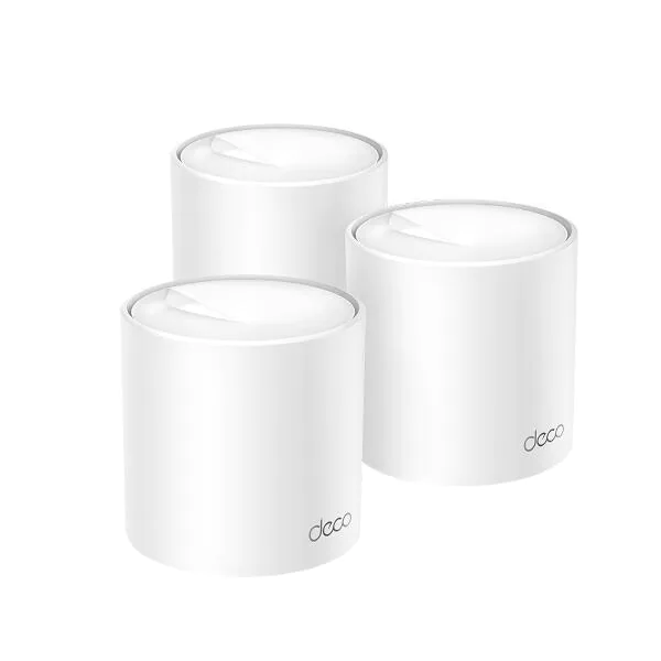 TP-LINK 無線LANルーター DECO X50【本体3台/Wi-Fi6/メッシュWiFiシステム/AIメッシュ/デュアルバンド/AX3000/3年保証/2022年4月モデル】Deco-X50-3P