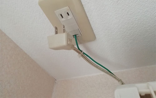 チェック5:専用コンセントが使える場所