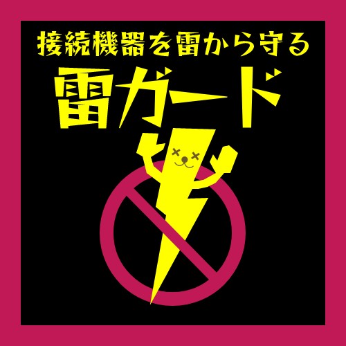 雷対策に有効な電源タップを購入する