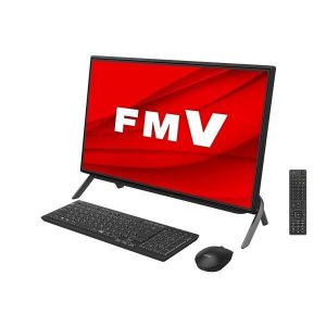 【FUJITSU(富士通)】デスクトップPC ESPRIMO FH77/G3 【23.8インチ/Windows 11/Core i7-1165G7/メモリ16GB/SSD256GB+HDD1TB/Microsoft Office搭載/ブラック/2022年11月モデル】FMVF77G3B