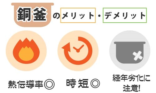 銅釜の特徴