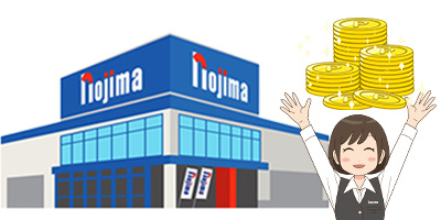特典2:単品税別5,000円以上の商品購入で1,000円分ポイントプレゼント