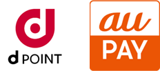 d払い、au PAY ギフトカード、pay payロゴマーク